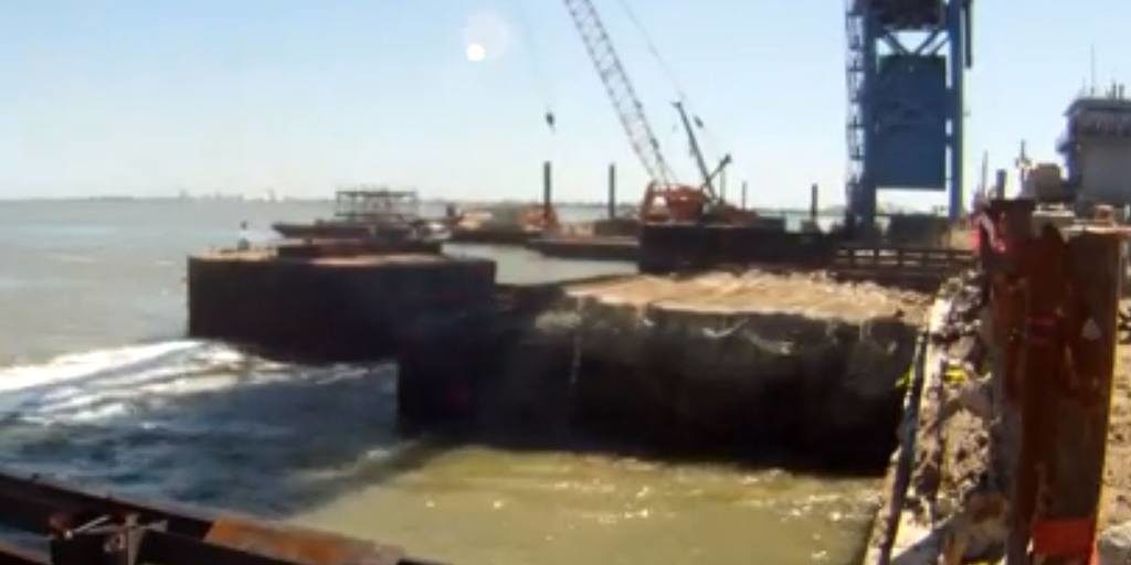 Galveston Texas Pier Demolition